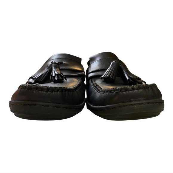 Cole Haan Men’s Black Tassel “Penny” Dress Loafers SZ 9.5 - Picture 5 of 8